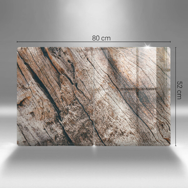 Tvrdené sklo za varnú dosku Drevená konštrukcia