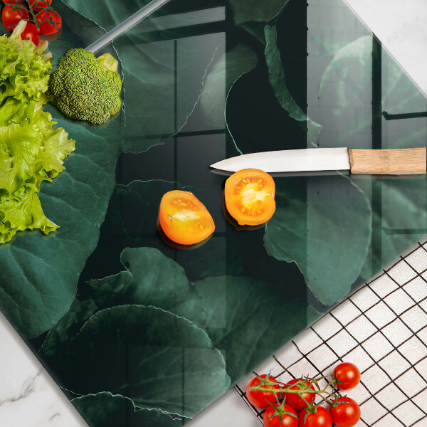 Sklo za varnú dosku Divoké tmavé listy
