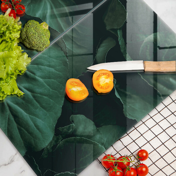 Sklo za varnú dosku Divoké tmavé listy