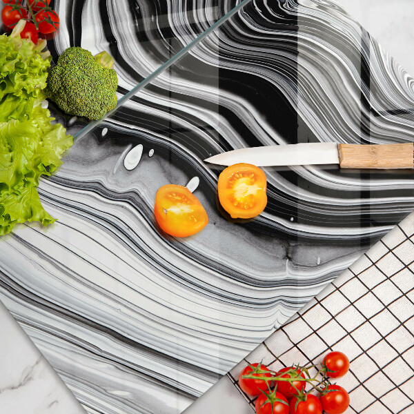 Sklo za varnú dosku Atramentová abstrakcia