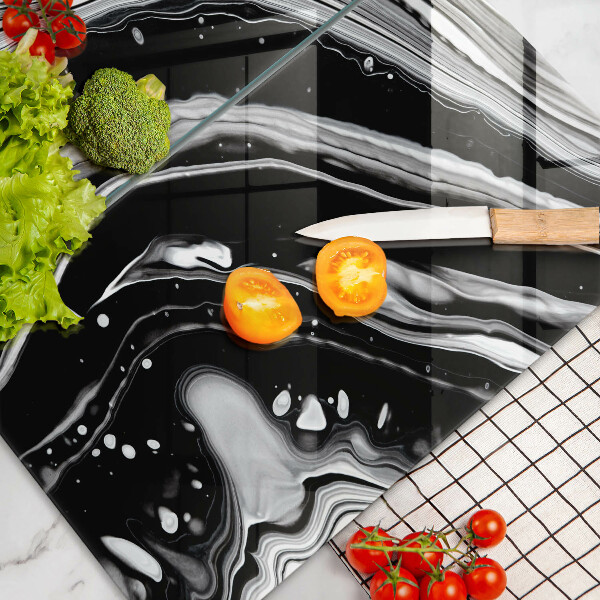 Sklo za varnú dosku Atramentová abstrakcia