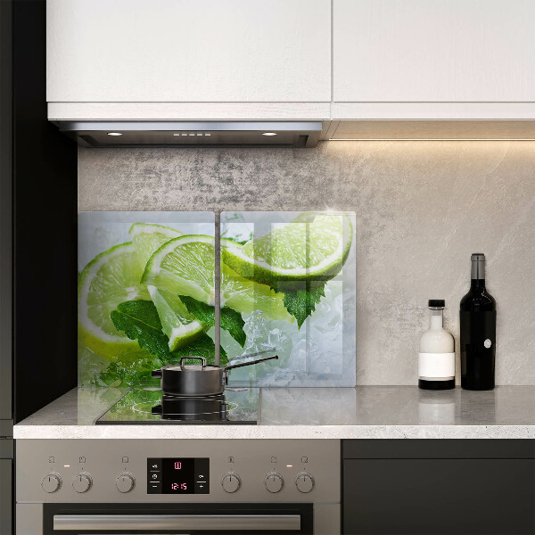 Sklo za varnú dosku Limetková mäta a ľad