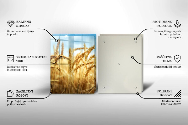 Sklo za varnú dosku Klasy obilnín na poli