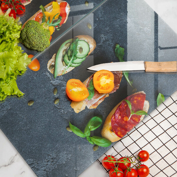 Sklo za varnú dosku Farebné sendviče