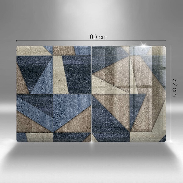 Sklo za varnú dosku Geometrická abstrakcia