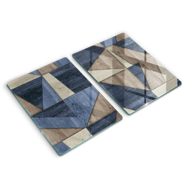 Sklo za varnú dosku Geometrická abstrakcia