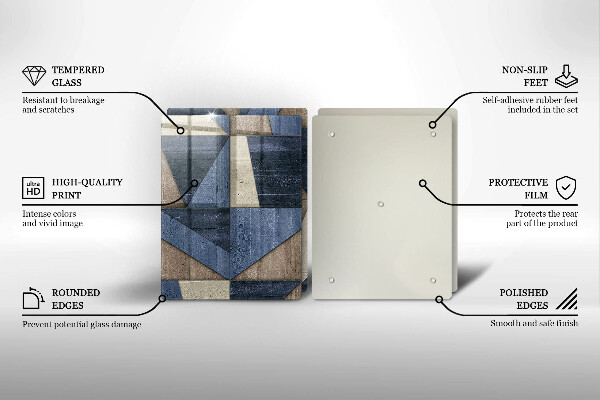 Sklo za varnú dosku Geometrická abstrakcia