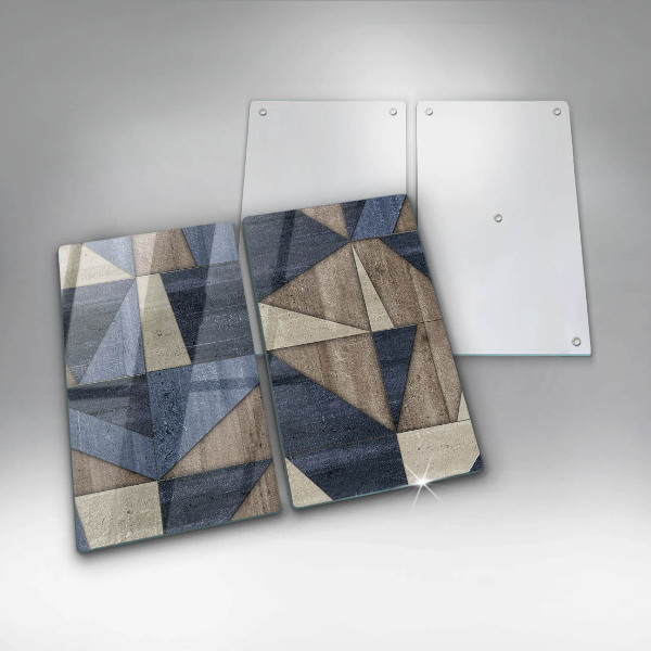 Sklo za varnú dosku Geometrická abstrakcia