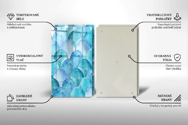 Sklo za varnú dosku Akvarelové váhy