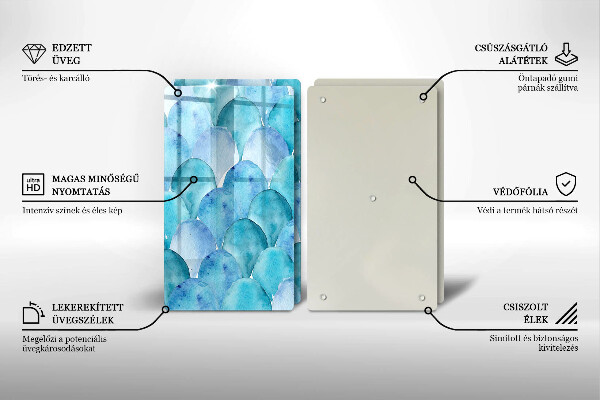 Sklo za varnú dosku Akvarelové váhy