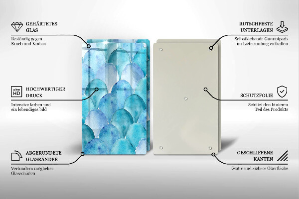 Sklo za varnú dosku Akvarelové váhy