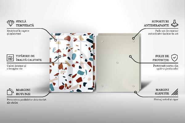 Sklo za varnú dosku Dekoratívny kameň