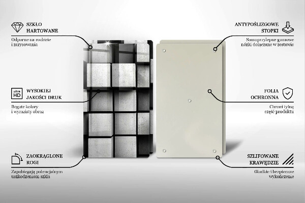 Sklo za varnú dosku 3D geometria pozadia