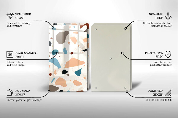 Sklo za varnú dosku Dekoratívna kamenina