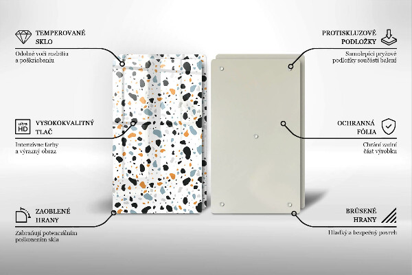 Sklo za varnú dosku Dekoratívna kamenina