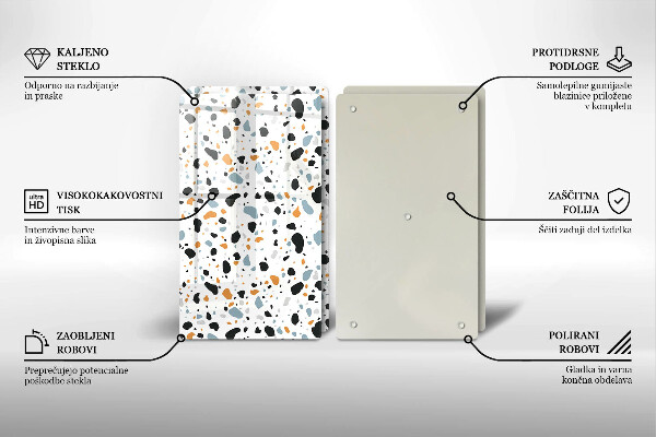 Sklo za varnú dosku Dekoratívna kamenina