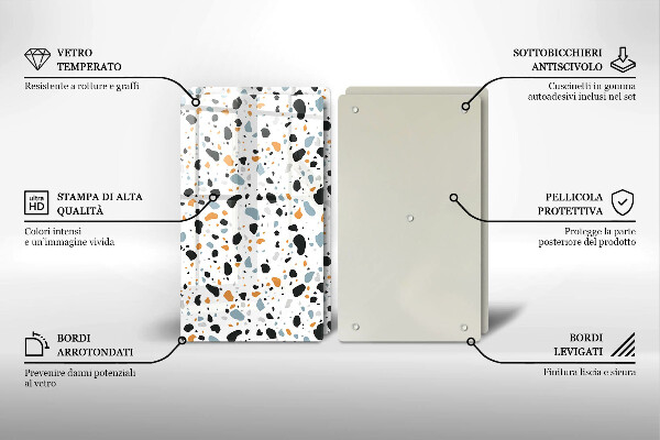 Sklo za varnú dosku Dekoratívna kamenina