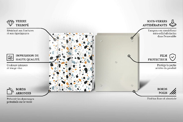 Sklo za varnú dosku Dekoratívna kamenina