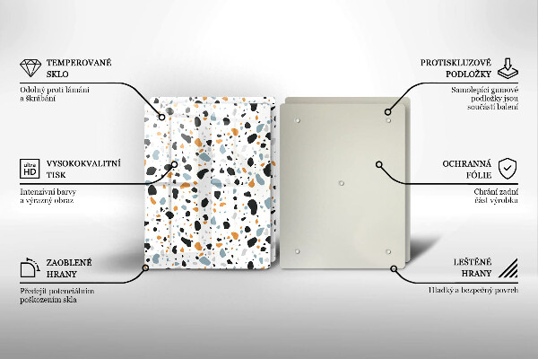 Sklo za varnú dosku Dekoratívna kamenina