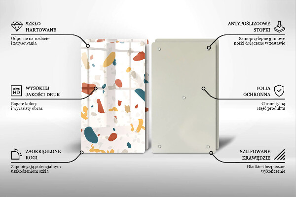 Sklo za varnú dosku Dekoratívna kamenina