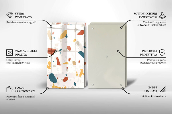 Sklo za varnú dosku Dekoratívna kamenina