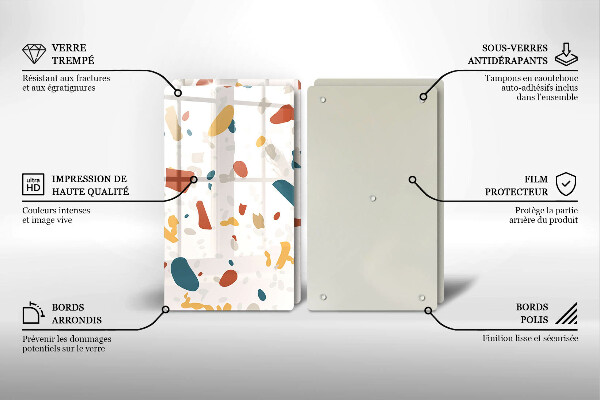 Sklo za varnú dosku Dekoratívna kamenina