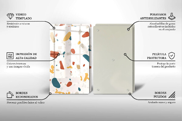 Sklo za varnú dosku Dekoratívna kamenina