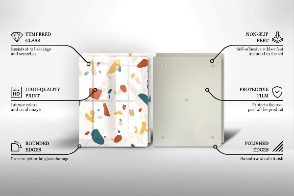 Sklo za varnú dosku Dekoratívna kamenina