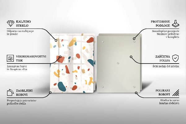 Sklo za varnú dosku Dekoratívna kamenina