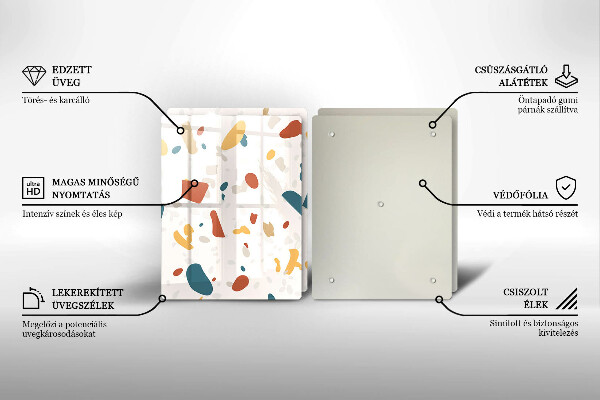 Sklo za varnú dosku Dekoratívna kamenina