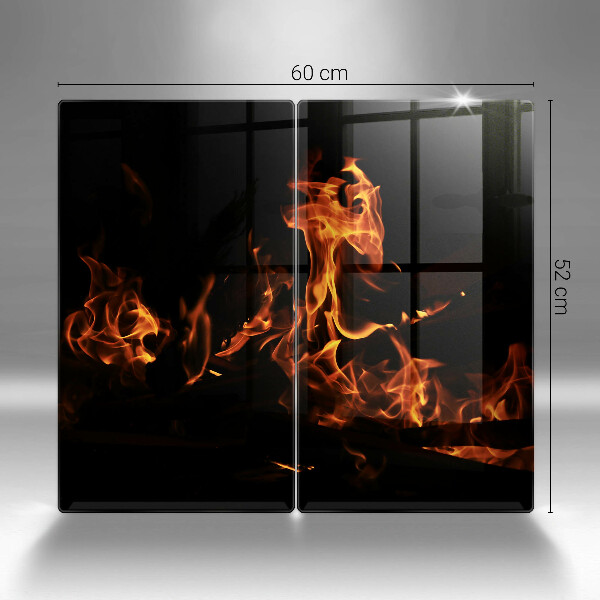 Sklo za varnú dosku Zapáľ živý plameň