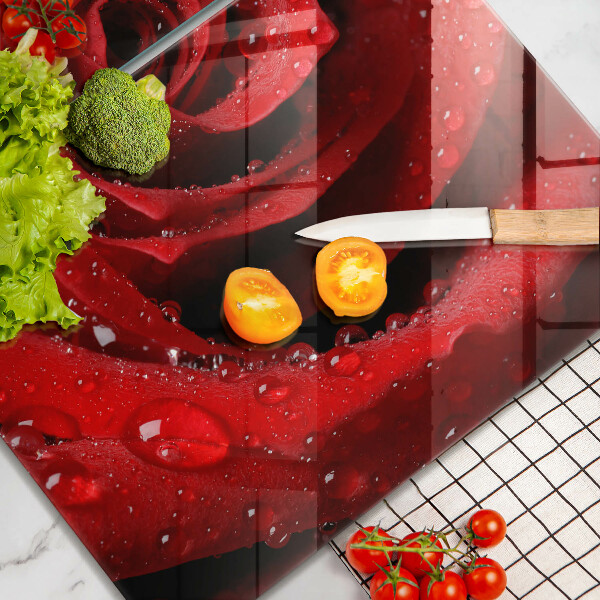 Sklo za varnú dosku Okvetné lístky ruží