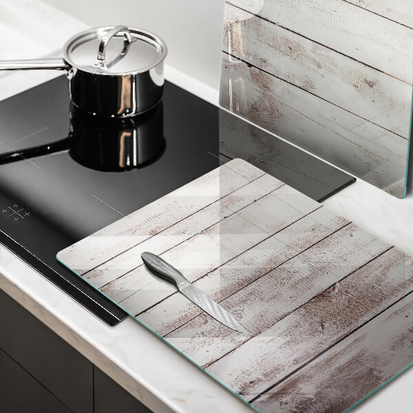 Sklo za varnú dosku Staré drevené dosky