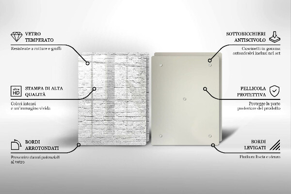 Sklo za varnú dosku Murovaná stena