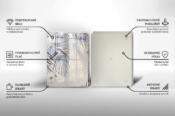 Sklo za varnú dosku Jemné listy