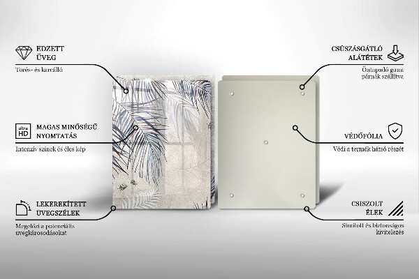 Sklo za varnú dosku Jemné listy