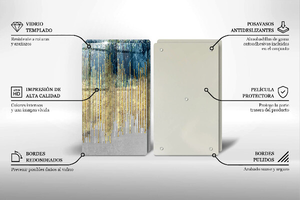 Sklo za varnú dosku Dizajnérska abstrakcia