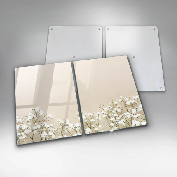 Sklo za varnú dosku Sadrové boho kvety