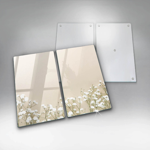 Sklo za varnú dosku Sadrové boho kvety