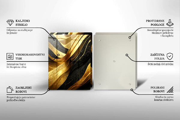 Sklo za varnú dosku Elegantná abstrakcia