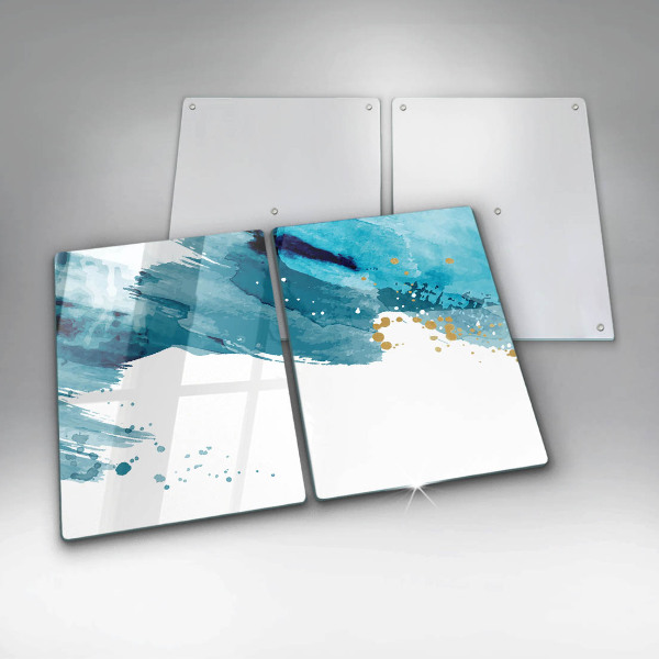 Sklo za varnú dosku Modré škvrny