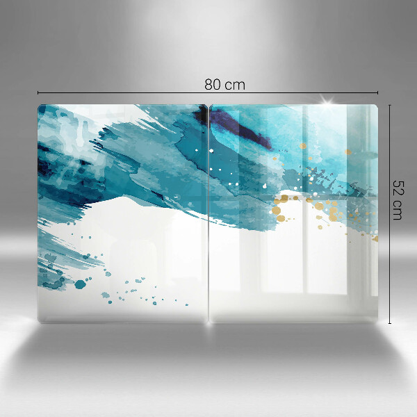 Sklo za varnú dosku Modré škvrny