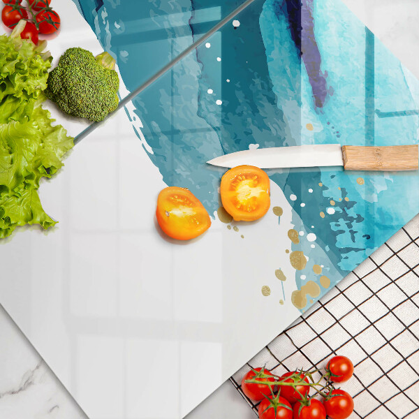 Sklo za varnú dosku Modré škvrny