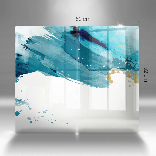 Sklo za varnú dosku Modré škvrny