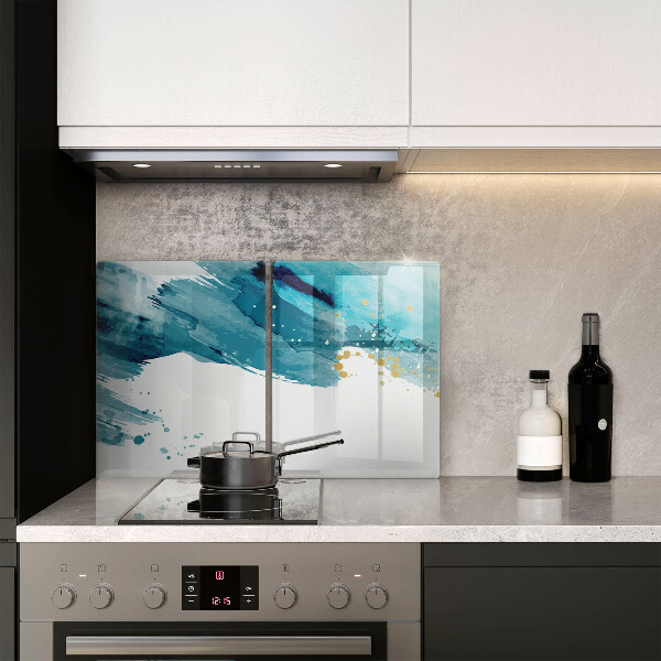 Sklo za varnú dosku Modré škvrny