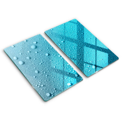 Sklo za varnú dosku Kvapky vody