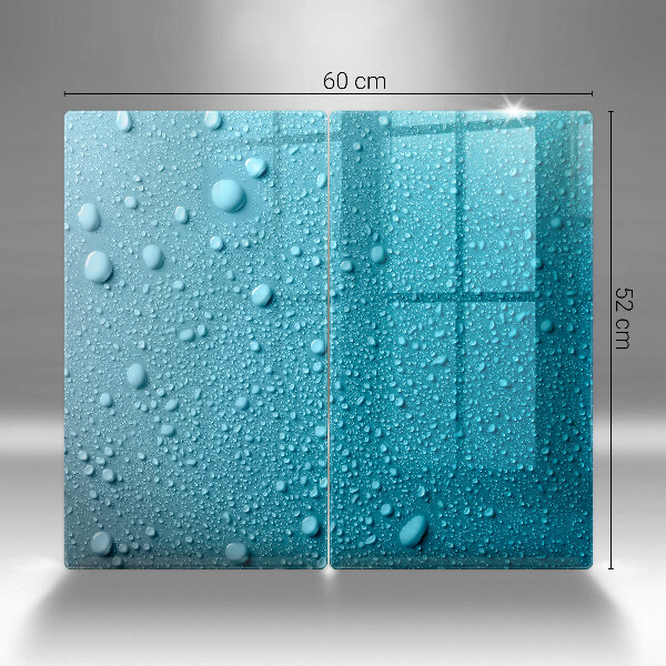 Sklo za varnú dosku Kvapky vody