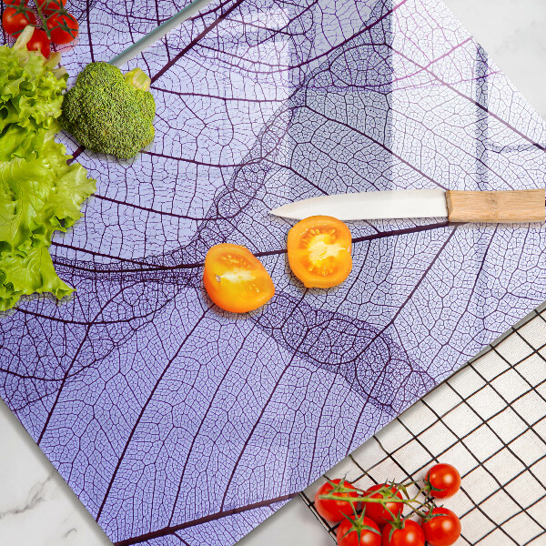 Sklo za varnú dosku Listy so žilami