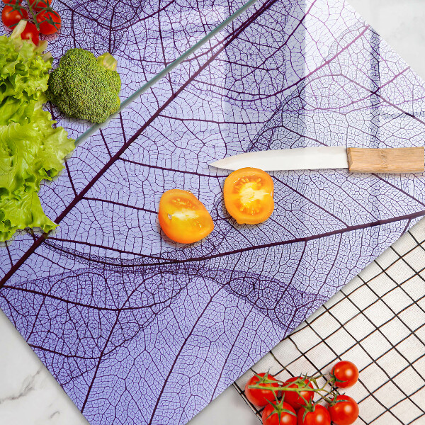 Sklo za varnú dosku Listy so žilami