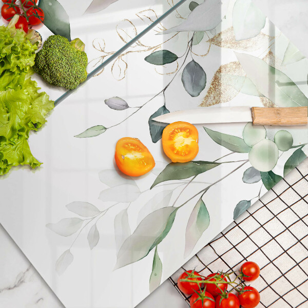 Sklo za varnú dosku Akvarelové listy